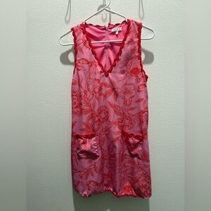 TCEC Red and Pink Floral Chemise